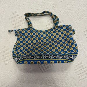 Retired Vera Bradley Rivera Blue Sherry Handbag